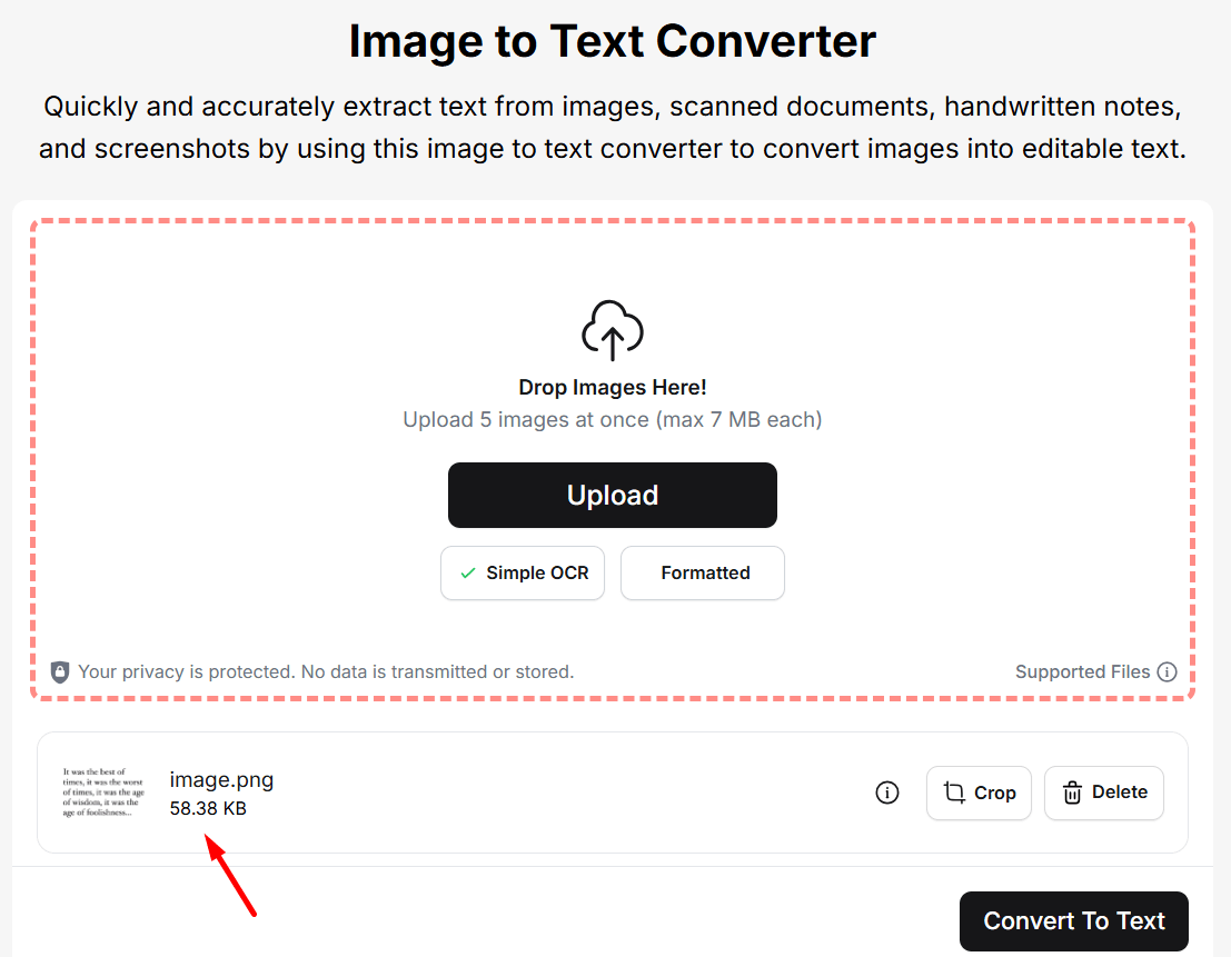 imagetotext.cc input