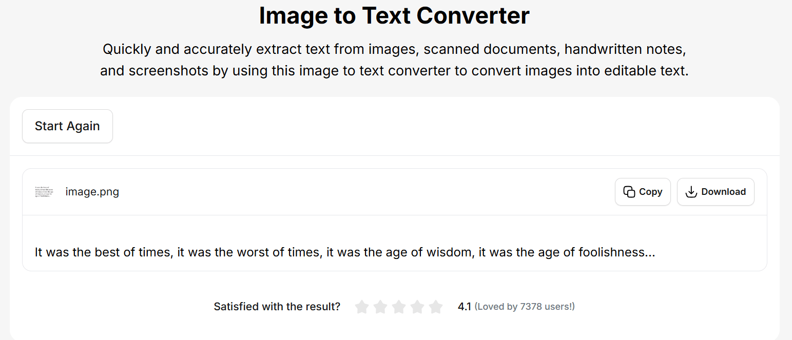 Extracted text with imagetotext.cc
